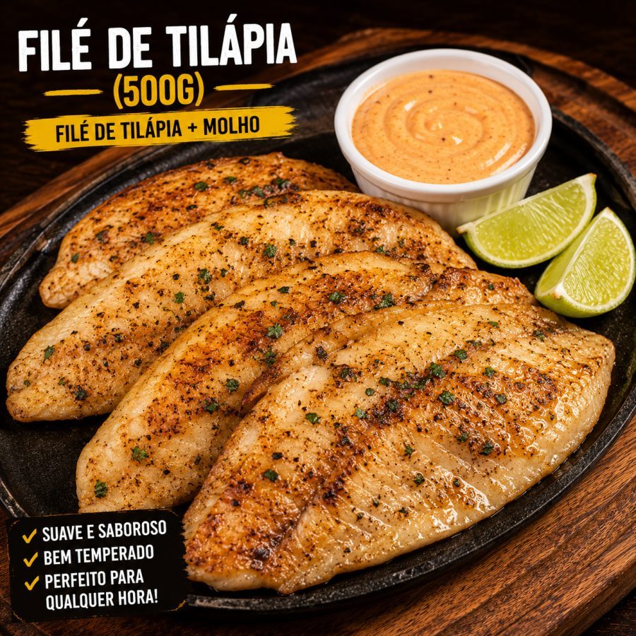 Filé de Tilápia (800g)